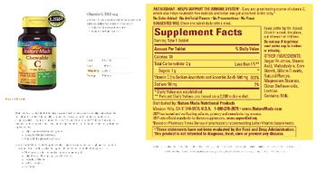 Nature Made Chewable Vitamin C 500 mg Orange - supplement