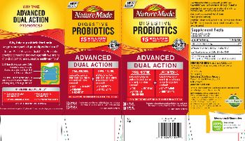 Nature Made Digestive Probiotics Advanced Dual Action - supplement