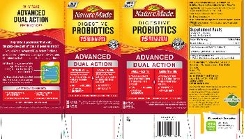 Nature Made Digestive Probiotics Advanced Dual Action - supplement