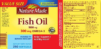 Nature Made Fish Oil 1000 mg - supplement