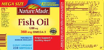 Nature Made Fish Oil 1200 mg - supplement