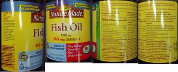 Nature Made Fish Oil 1200 mg 360 mg Omega-3 - supplement