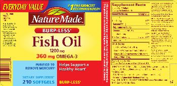 Nature Made Fish Oil 1200 mg - supplement