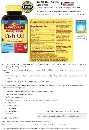Nature Made Fish Oil 1200 mg One Per Day - supplement
