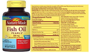Nature Made Fish Oil Pearls - supplement