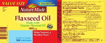 Nature Made Flaxseed Oil 1000 mg - supplement