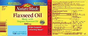 Nature Made Flaxseed Oil 1000 mg - supplement