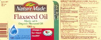 Nature Made Flaxseed Oil - supplement