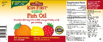 Nature Made KIDS FIRST Fish Oil Gummies - supplement