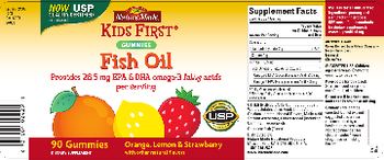 Nature Made KIDS FIRST Fish Oil Gummies - supplement