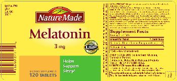 Nature Made Melatonin 3 mg - supplement