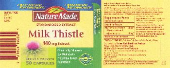 Nature Made Milk Thistle 140 mg Extract - herbal supplement