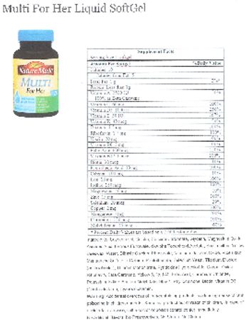 Nature Made Multi For Her Wtih Iron & Calcium - supplement