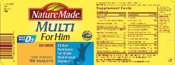 Nature Made Multi For Him - supplement