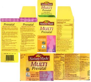 Nature Made Multi Prenatal - supplement