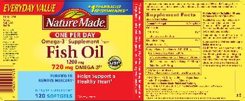 Nature Made One Per Day Fish Oil 1200 mg - supplement