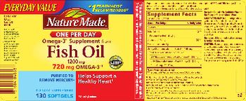 Nature Made One Per Day Fish Oil 1200 mg - supplement