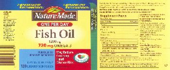 Nature Made One Per Day Fish Oil 1200 mg 720 mg Omega-3 - supplement