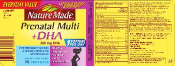 Nature Made Prenatal Multi + DHA - supplement