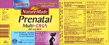 Nature Made Prenatal Multi + DHA - supplement