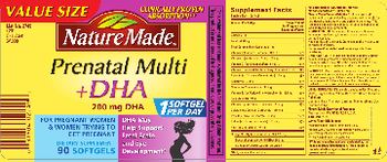 Nature Made Prenatal Multi + DHA - supplement