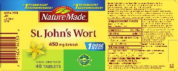 Nature Made St. John's Wort 450 mg - herbal supplement