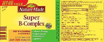 Nature Made Super B-Complex - supplement