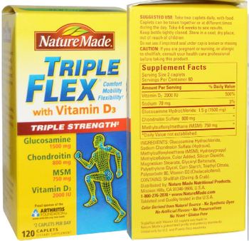Nature Made Triple Flex with Vitamin D3 - supplement