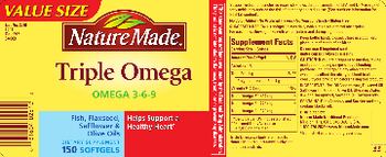 Nature Made Triple Omega - supplement