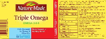 Nature Made Triple Omega - supplement