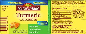 Nature Made Turmeric Curcumin - herbal supplement