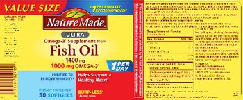 Nature Made Ultra Fish Oil 1400 mg - supplement