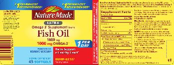 Nature Made Ultra Fish Oil 1400 mg - supplement
