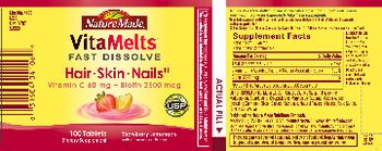 Nature Made VitaMelts Hair-Skin-Nails Strawberry Lemonade - supplement