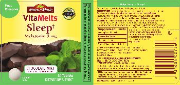 Nature Made VitaMelts Sleep Chocolate Mint - supplement