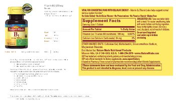 Nature Made Vitamin B1 100 mg - supplement