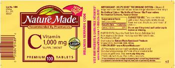 Nature Made Vitamin C 1,000 mg - 