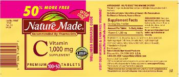 Nature Made Vitamin C 1,000 mg - 