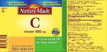 Nature Made Vitamin C 1000 mg - supplement