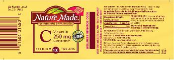 Nature Made Vitamin C 250 mg Supplement - 
