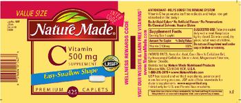 Nature Made Vitamin C 500 mg Supplement - 