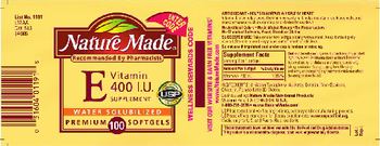 Nature Made Vitamin E 400 IU Supplement - 