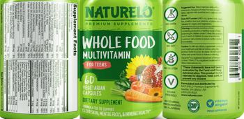 Naturelo Premium Supplements Whole Food Multivitamin for Teens - supplement