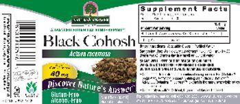 Nature's Answer Black Cohosh 40 mg Alcohol-Free - herbal supplement