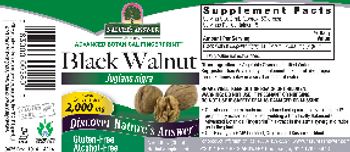 Nature's Answer Black Walnut 2,000 mg Alcohol-Free - herbal supplement