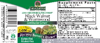 Nature's Answer Black Walnut & Wormwood Alcohol-Free - herbal supplement