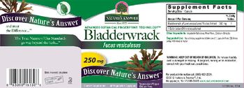 Nature's Answer Bladderwrack 250 mg - supplement