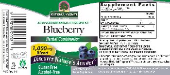 Nature's Answer Blueberry 1,000 mg Alcohol-Free - herbal supplement