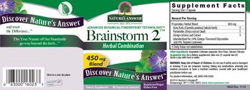 Nature's Answer Brainstorm 2 - supplement