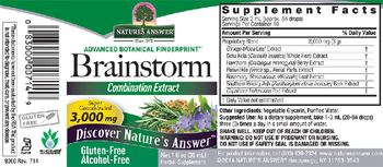 Nature's Answer Brainstorm 3,000 mg Alcohol-Free - herbal supplement